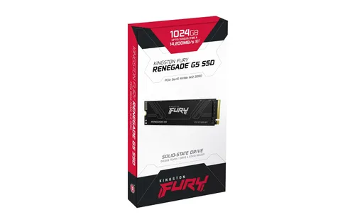 Miniatura 4 de Kingston Fury Renegade G5 1024GB NVMe SSD PCIe 5.0 M.2 2280 SFYR2S/1T0