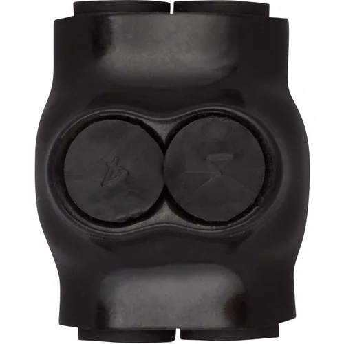 Miniatura 3 de Morris Productos 97118 Negro aislado 2 conductores empalme de doble entrada 2 tornillos 250 - 6 rango de cables, 1 paquete
