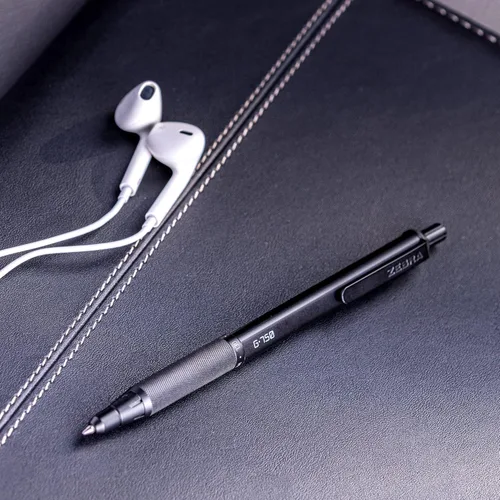 Miniatura 5 de Zebra Pen G-750 y M-701 - Juego de regalo de bolígrafo de gel retráctil, barril de metal premium, punta media/fina, 0.028 in, paquete de 2 (10512)