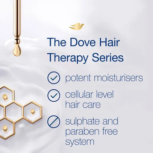 Miniatura 7 de Dove Champú de spa de hidratación para cabello seco con suero hialurónico, 13.5 onzas líquidas