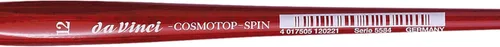 Miniatura 98 de da Vinci Watercolor Series 5580 CosmoTop Spin Pincel de Pintura, Redondo Sintético con Mango Rojo