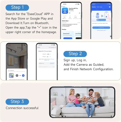 Miniatura 8 de JAIOTlink Cámaras de seguridad inalámbricas para exteriores, cámara de batería de 2.5K, WiFi de 2.4G/5GHz, alarma de foco y sirena