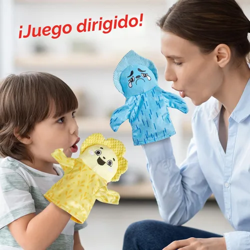 Miniatura 6 de hand2mind Feelings - Títeres de Mano de la Familia para niños, actividades de habilidades sociales, atención plena para niños, actividades