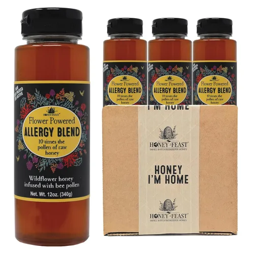 Miniatura 44 de Honey Feast, Miel de Flor Silvestre, 12 Onza