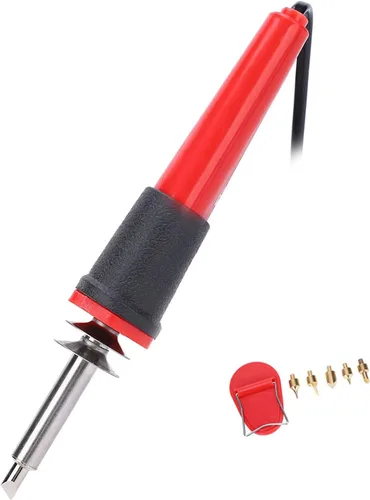 Miniatura 6 de Fafeicy Herramienta para quemar madera, juego de soldador eléctrico de 40 W, bolígrafo de combustión de madera, herramienta de pirografía