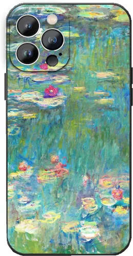 Miniatura 24 de Funda para iPhone 14 Plus, Classic Art Monet Painting Retro Landscape Phone Case para mujeres y hombres, cubierta protectora delgada de TPU flexible