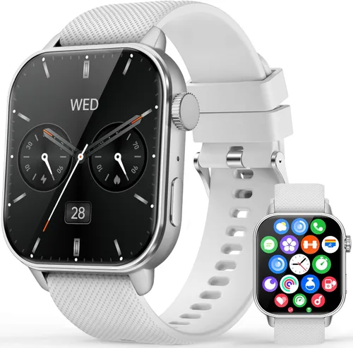 Miniatura 10 de Reloj inteligente para hombres y mujeres, 1.85 pulgadas AMOLED HD reloj de fitness con más de 120 modos deportivos, llamada Bluetooth, frecuencia