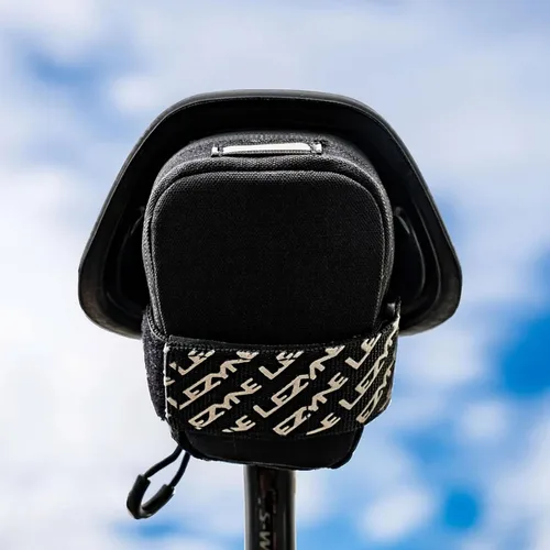 Miniatura 5 de LEZYNE Road Caddy - Bolsa compacta para sillín de bicicleta, ligera, duradera, de nailon, con accesorio de velcro, apertura de cubierta y detalles