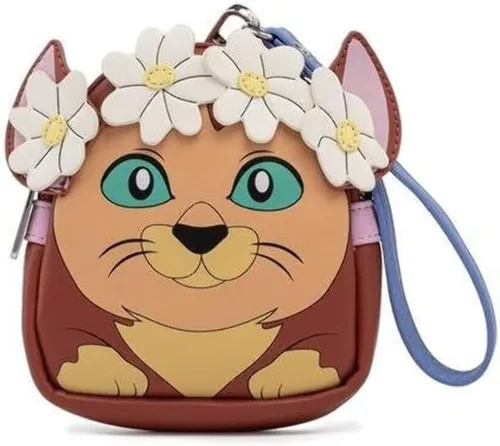 Miniatura 6 de Loungefly Disney Alice in Wonderland Cosplay - Bolso de hombro con correa doble para mujer con muñeca desmontable