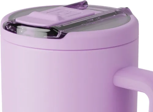 Miniatura 25 de BrüMate Era Flip - Vaso de 30 onzas con tapa con pajilla cubierta 100 % a prueba de fugas, popote higiénico cubierto, botella de agua de acero