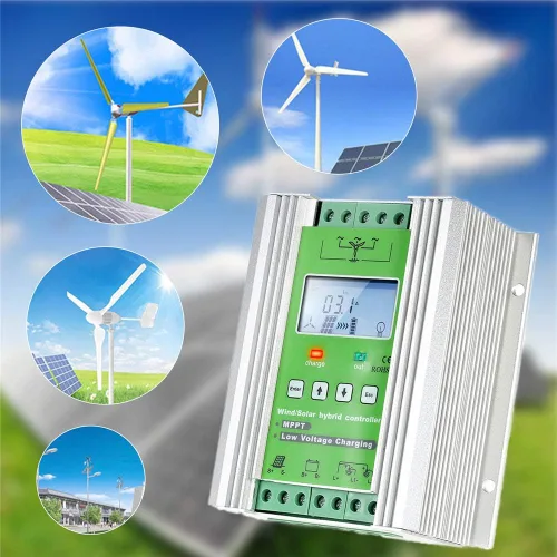 Miniatura 4 de Controlador de carga híbrido solar eólico de 1000 W, controlador de carga solar de turbina de viento MPPT fuera de la red, controlador híbrido