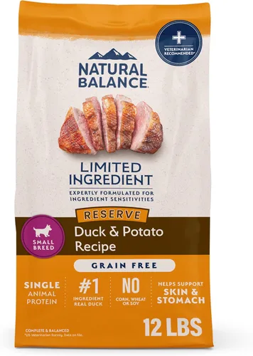Miniatura 12 de Natural Balance Limited Ingredient - Alimento seco para perros adultos de raza pequeña, sin granos, receta de pollo y batata, 12 libras