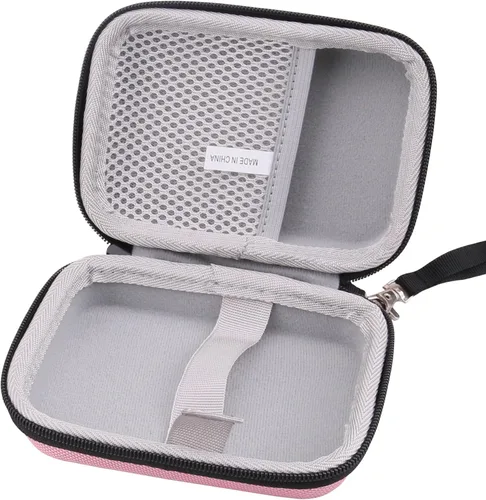 Miniatura 3 de WAIYUCN Estuche de transporte rígido de EVA para Miyoo Mini Plus, funda de consola de juegos de mano retro de 3.5 pulgadas (rosa)