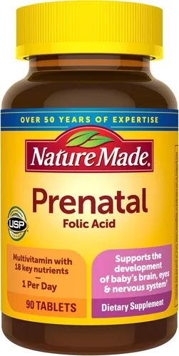 Miniatura 12 de Nature Made Suplemento alimenticio Prenatal + DHA 200 mg, 60 cápsulas suaves, 1435, 1