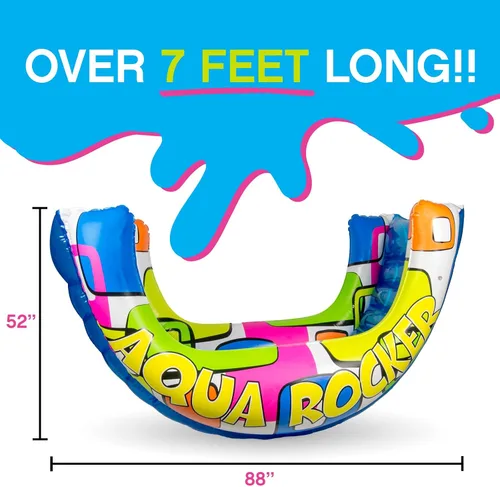 Miniatura 9 de Poolmaster Flotador de piscina, Aqua Rider 88 de largo x 52 de ancho, desinflado