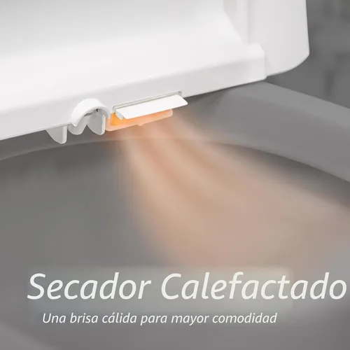 Miniatura 6 de SmartBidet SB-1000 - Asiento para bidé eléctrico con mando a distancia, con calefacción electrónica, secador de aire caliente y función de lavado