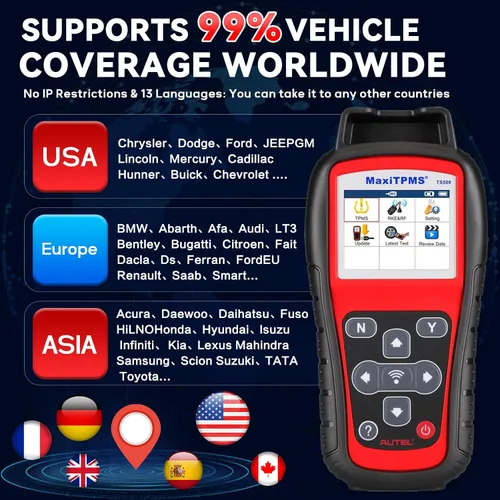 Miniatura 6 de Autel MaxiTPMS TS508WF Kit, herramienta de programación TPMS, actualización de Autel TS508/TS501/TS408, activar/volver a aprender todos