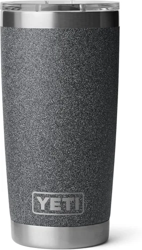 Miniatura 48 de YETI Rambler - Vaso de acero inoxidable con aislamiento al vacío de 20 onzas con tapa MagSlider Todo acero inoxidable