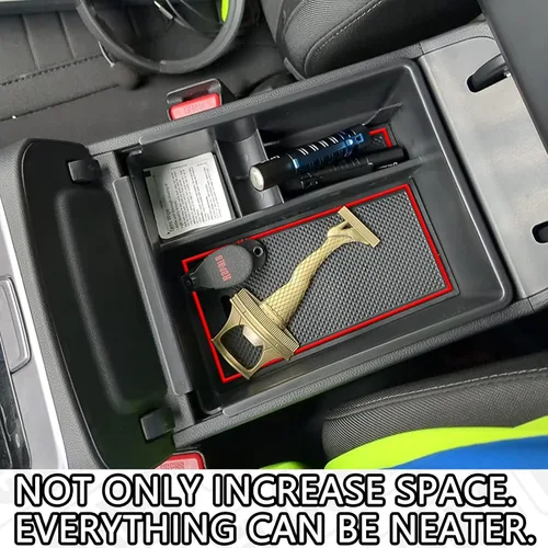 Miniatura 6 de HGWEI Organizador de Consola Central Compatible con Hyundai Tucson 2022-2024 y Santa Cruz 2022-2025 Accesorios Interiores Bandeja Insertable de Caja