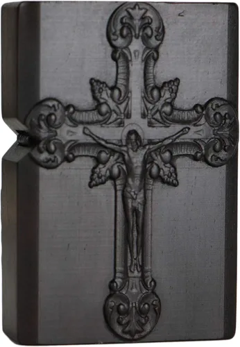 Miniatura 42 de Carcasa exterior tallada en madera negra de ébano natural para kit de inserción Zippo (Kwan Yin Goddess Dragon Phoenix)