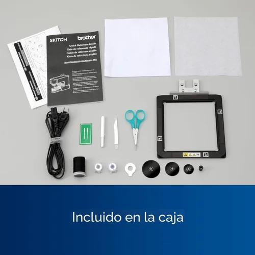 Miniatura 6 de Máquina de bordar de aguja única Brother Skitch alimentada por la aplicación móvil Artspira requerida, área de bordado de 4 pulgadas x 4 pulgadas