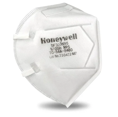 Miniatura 6 de Honeywell Safety DF300 H910P N95 Respirador desechable de pliegue plano, caja de 50 unidades (DF300H910N95)
