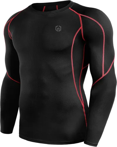 Miniatura 7 de Neleus - Camisas de compresión de manga larga para hombre, para ejercitarte, correr, 3 u.