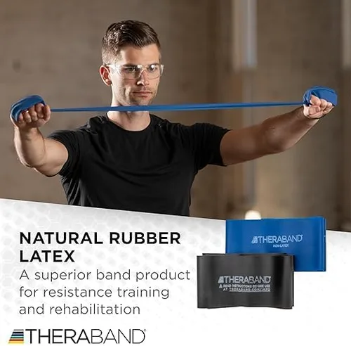 Miniatura 5 de THERABAND Juego de bandas de resistencia, banda elástica profesional sin látex