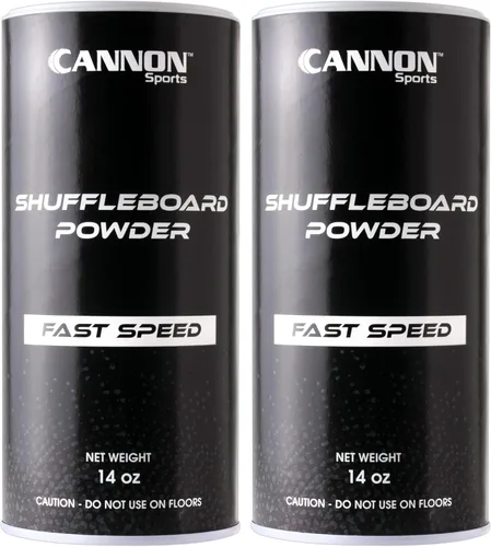 Miniatura 10 de Cannon Sports Shuffleboard Powder - Cera de tejo de alta calidad con cuentas de silicona granular o harina de maíz, deslizamiento suave y reducción