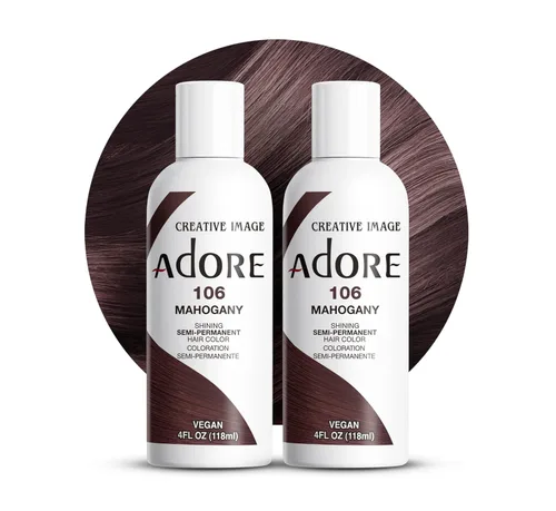 Miniatura 104 de Adore Tinte de Cabello Semipermanente (052 French Cognac) Tinte para el Cabello Castaño Vegano y sin Crueldad Animal Sin Amoníaco, Sin Peróxido
