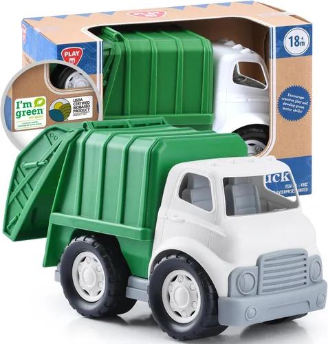 Miniatura 11 de PLAY Juego de vehículos de emergencia ecológicos 3 en 1, [certificado USD], sin BPA/ftalato/PVC, vehículo de rescate de bioplástico reciclado