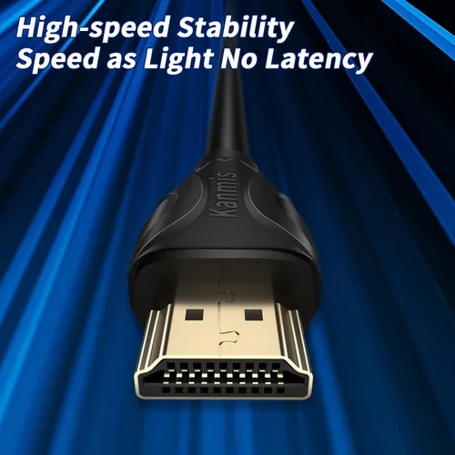 Miniatura 4 de Cable HDMI 4K de 20 pies, cables HDMI 2.0 de alta velocidad y 4K a 60Hz 2K 1080P, conectores chapados en oro de ultra alta velocidad, cable hdmi