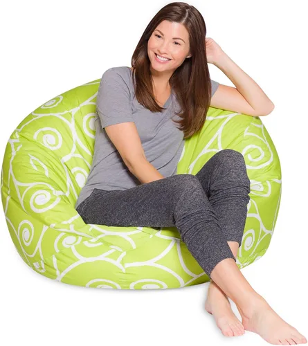 Miniatura 7 de Silla Puff Grande y Cómoda: Sillones Puff Posh Grandes con Funda Extraíble para Niños, Adolescentes y Adultos - Muebles de Tela de Poliéster