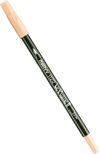 Miniatura 62 de Uchida 1122-C-3 Marvy Extra Fine Tip Le Plume II Rotulador de doble punta, azul