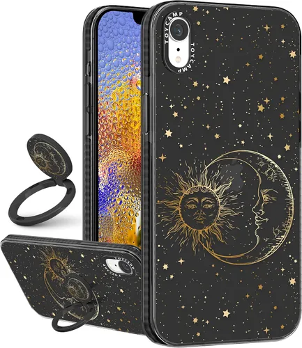 Miniatura 9 de Toycamp Funda para iPhone 13 Pro Max Blanca Con soporte de anillo, lindo astronauta, divertido diseño de dibujos animados, para niñas