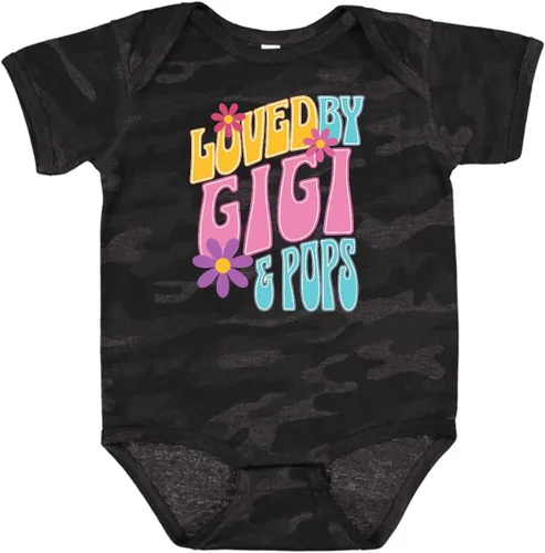 Miniatura 8 de inktastic Gigi and Pops Love Me - Body de bebé para nieta