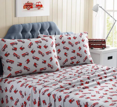 Miniatura 9 de Kute Kids - Juego de sábanas supersuave, fabricado con diseños y personajes especiales, incluye funda(s) para almohada; en tamaño Twin, Full y Queen