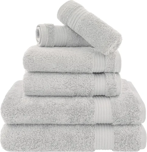 Miniatura 116 de Cotton Paradise - Juego de 4 toallas de mano para baño, 100% algodón turco, toallas suaves y absorbentes para la cara, toallas de mano color gris