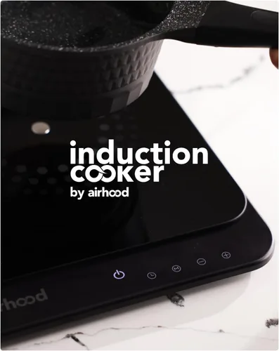 Miniatura 2 de AirHood Cocina de inducción ultrafina Placa caliente de encimera con sensores de precisión para 10 modos de temperatura Electrodoméstico