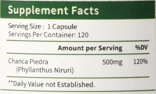 Miniatura 8 de Suplemento de extracto de hierba Chanca Piedra con Phyllanthus Niruri