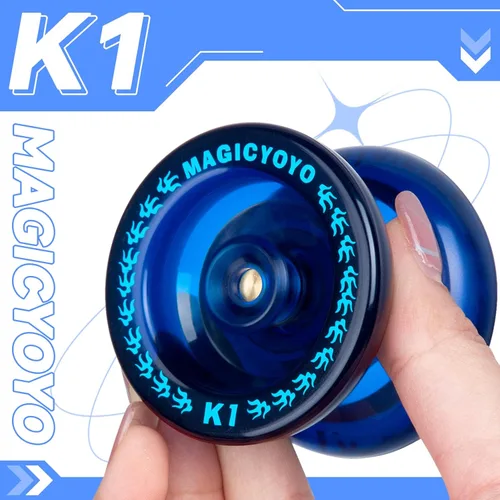 Miniatura 5 de Magicyoyo - YoYo K1-Plus con bolsa Yoyo + 3 cuerdas y guante Yo-Yo de regalo, K1 Responsive nueva versión, Azul