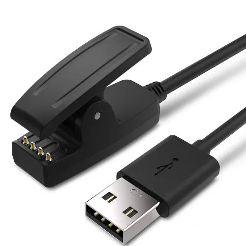 TUSITA Cargador compatible con Garmin Forerunner 35 35J 230 235 630 645 Music 735XT, Approach G10 S20, Vivomove HR, ForeAthlete 35J, Lily - Cable de