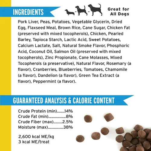 Miniatura 2 de Pet Botanics Bolsa de 20 oz. Premio de Entrenamiento Suave y Masticable, Sabor a Pollo, con 500 Golosinas por Bolsa, La Elección de los Mejores
