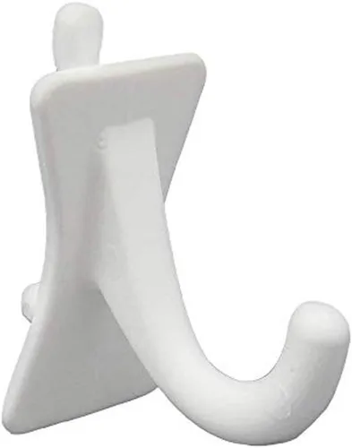 Miniatura 31 de PegPro® J, Kit de ganchos de 1", 2" para tablero de clavijas estándar de "fibra de madera" – Ganchos duraderos de plástico para tablero de clavijas