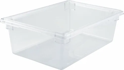 Miniatura 10 de Winco Caja de almacenamiento de alimentos de policarbonato, 12 x 18 x 3-1/2 pulgadas