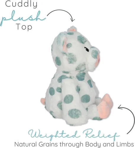 Miniatura 4 de Warm Pals - Animal de peluche con peso y apto para microondas – Peluche térmico para mayor calidez, juguete lindo, suave y acogedor para adultos