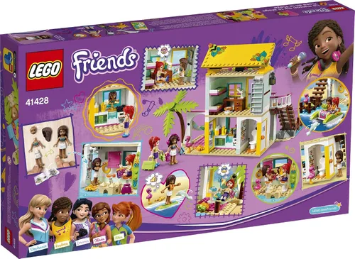 Miniatura 5 de LEGO Friends Beach House 41428 Kit de construcción; chispas horas de juego de aventura de verano (444 piezas)