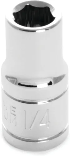 Miniatura 5 de Performance Tool W36010 Cromo 1/4 Drive 6-Point Socket, 5/16