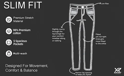 Miniatura 7 de X RAY Jeans desgastados para niños (2T-16), pantalones elásticos ajustados para niños grandes y pequeños, jeans rasgados para niños