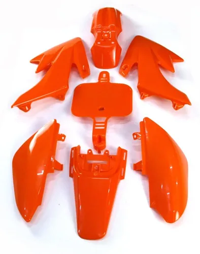 Miniatura 2 de Kit de carenado de guardabarros de plástico naranja para Honda XR50 CRF50 chino 50cc 90cc 110cc 125cc 140cc 150cc 160cc Dirt Pit Bike